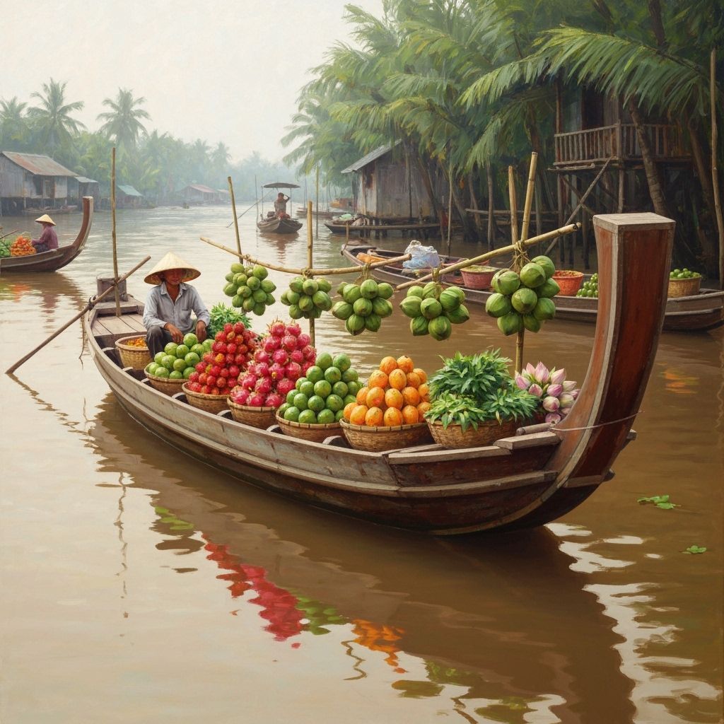 Floating Market on the Mekong