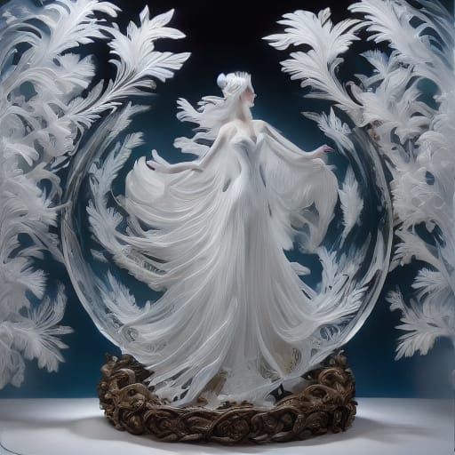 Lady in the Glass  by @Marta