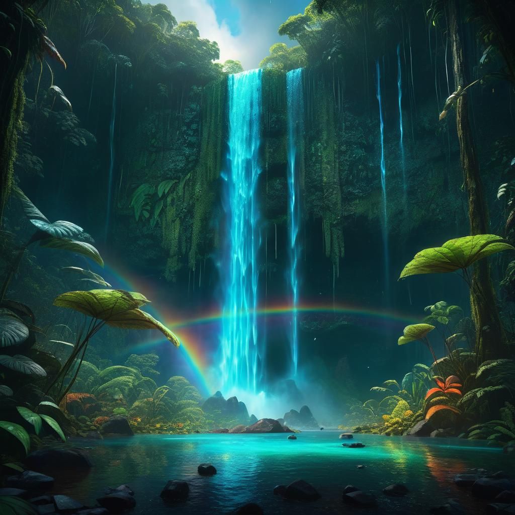 Peaceful rainforest   by @Sarah