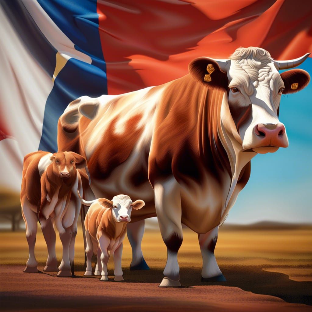 A BULL A CALF AND A MUTATION.