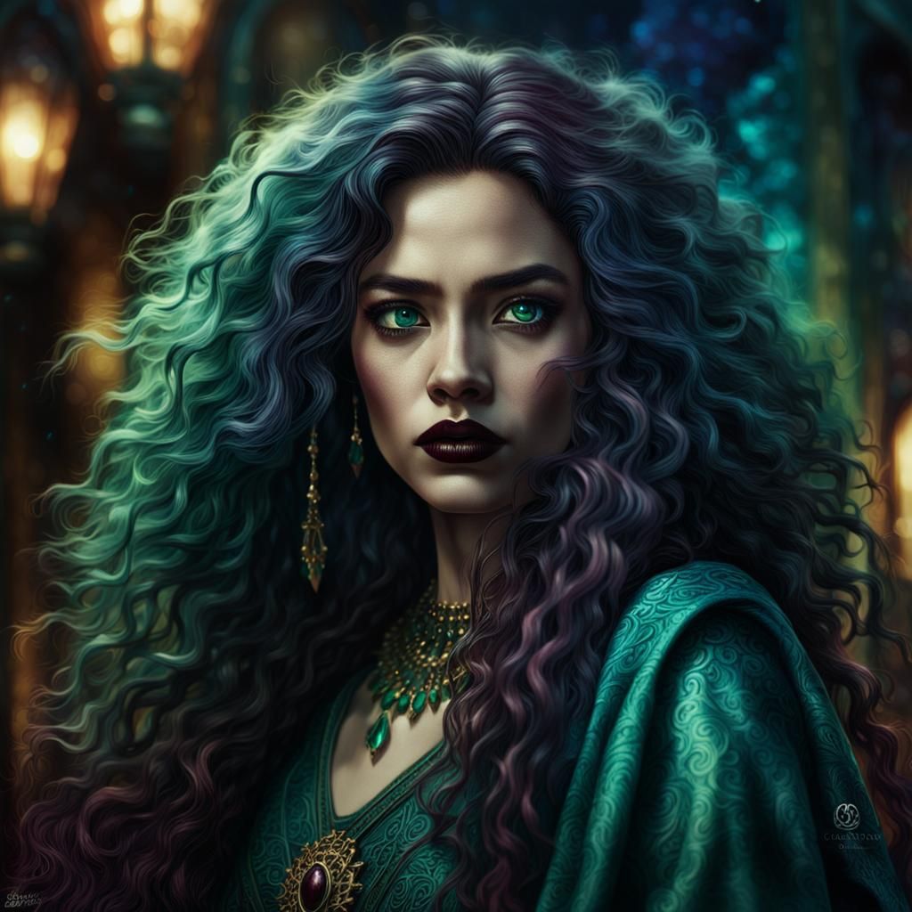 Courage in eyes