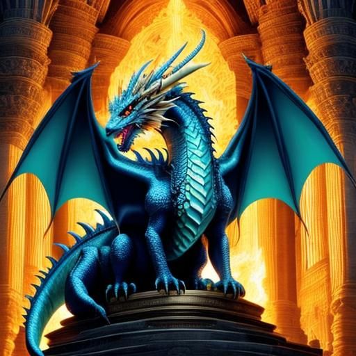 <lora:Dreamshaper Dragons:1.0> Full_body_view_of_a_flawless_dragon: 