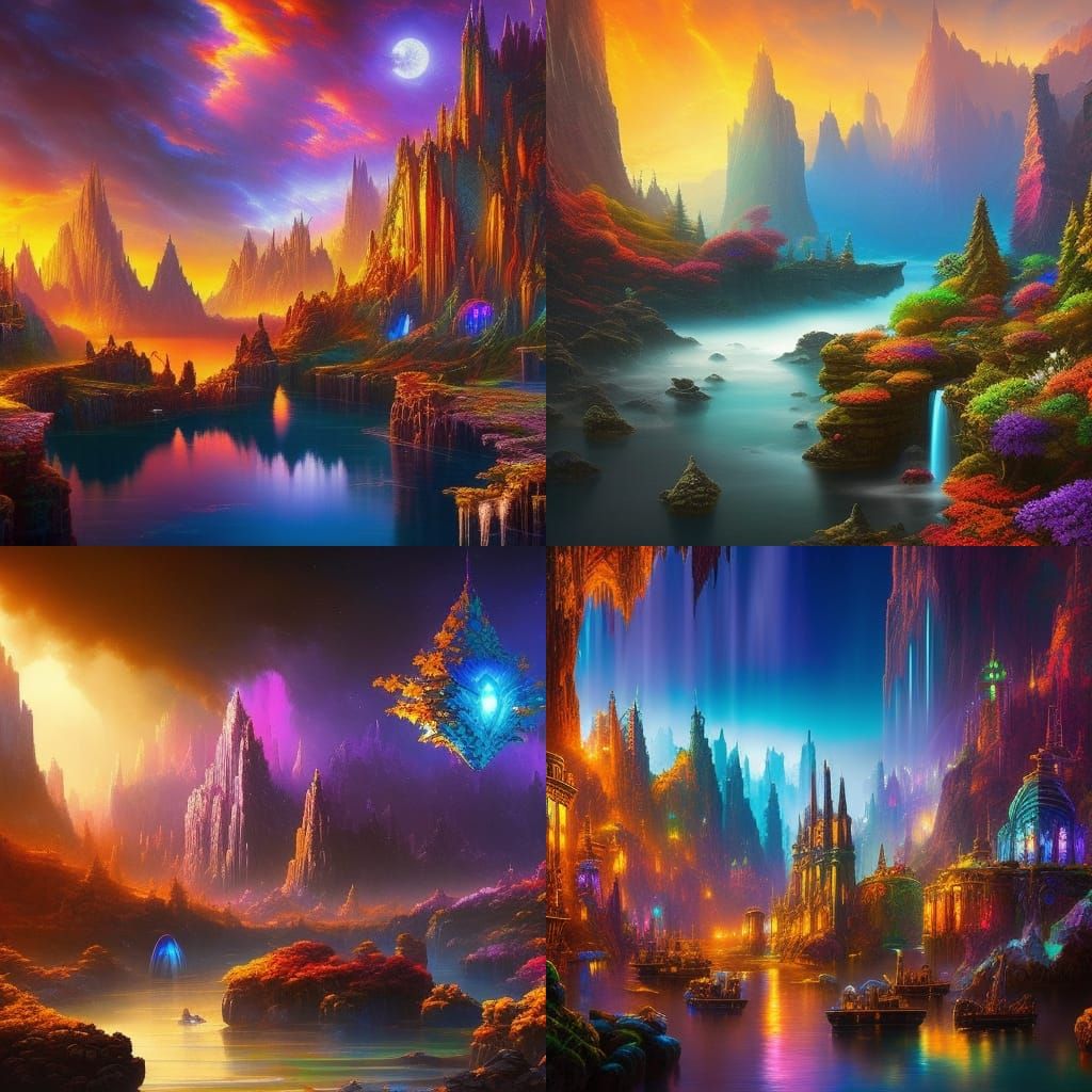 Elysian Field 2 - AI Generated Artwork - NightCafe Creator