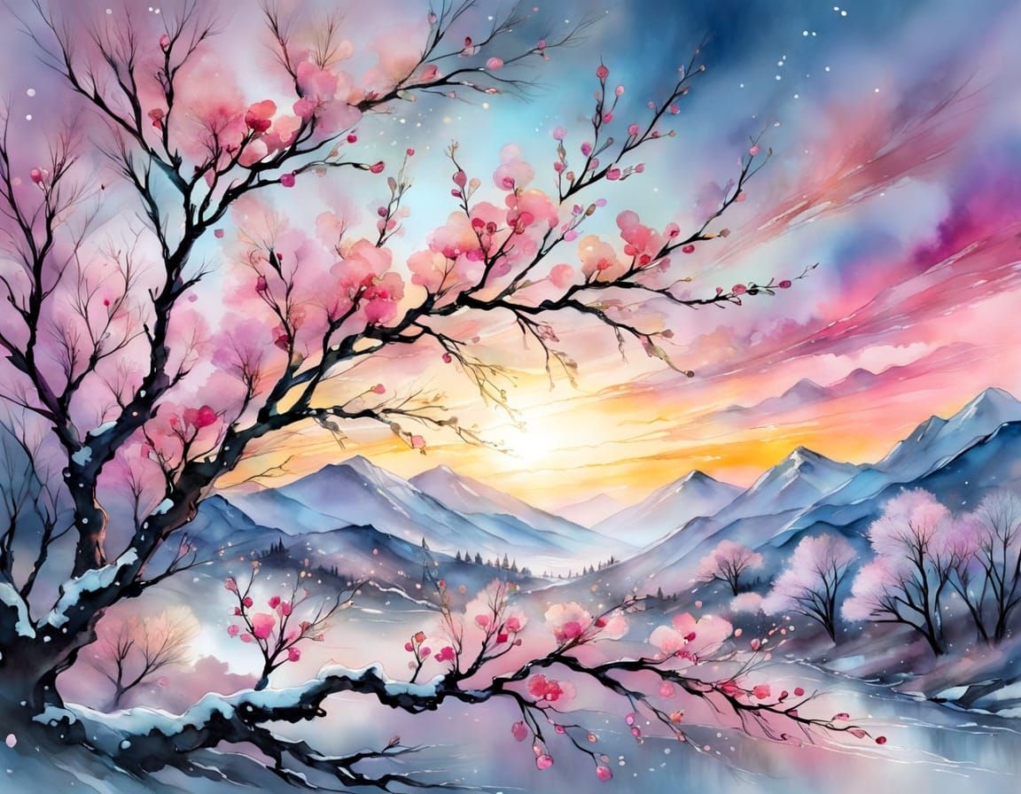 Pastel cherry blossoms swaying the breeze (1)  by @Fiona Etkin 1974 