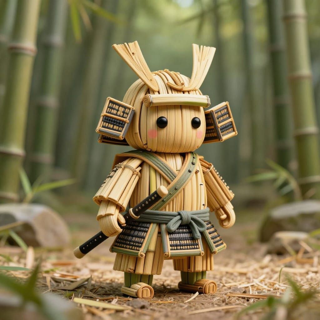 Bamboo Samurai   by @Cilia