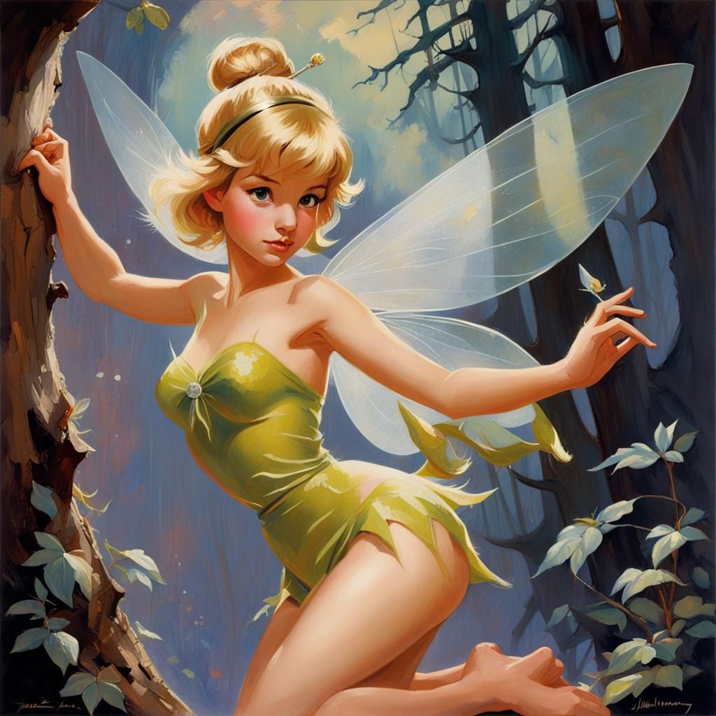 Tinkerbell ; acrylic by Wadim Kashin, James Gurney, Julie Be...