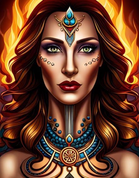 Priestess - AI Generated Artwork - NightCafe Creator