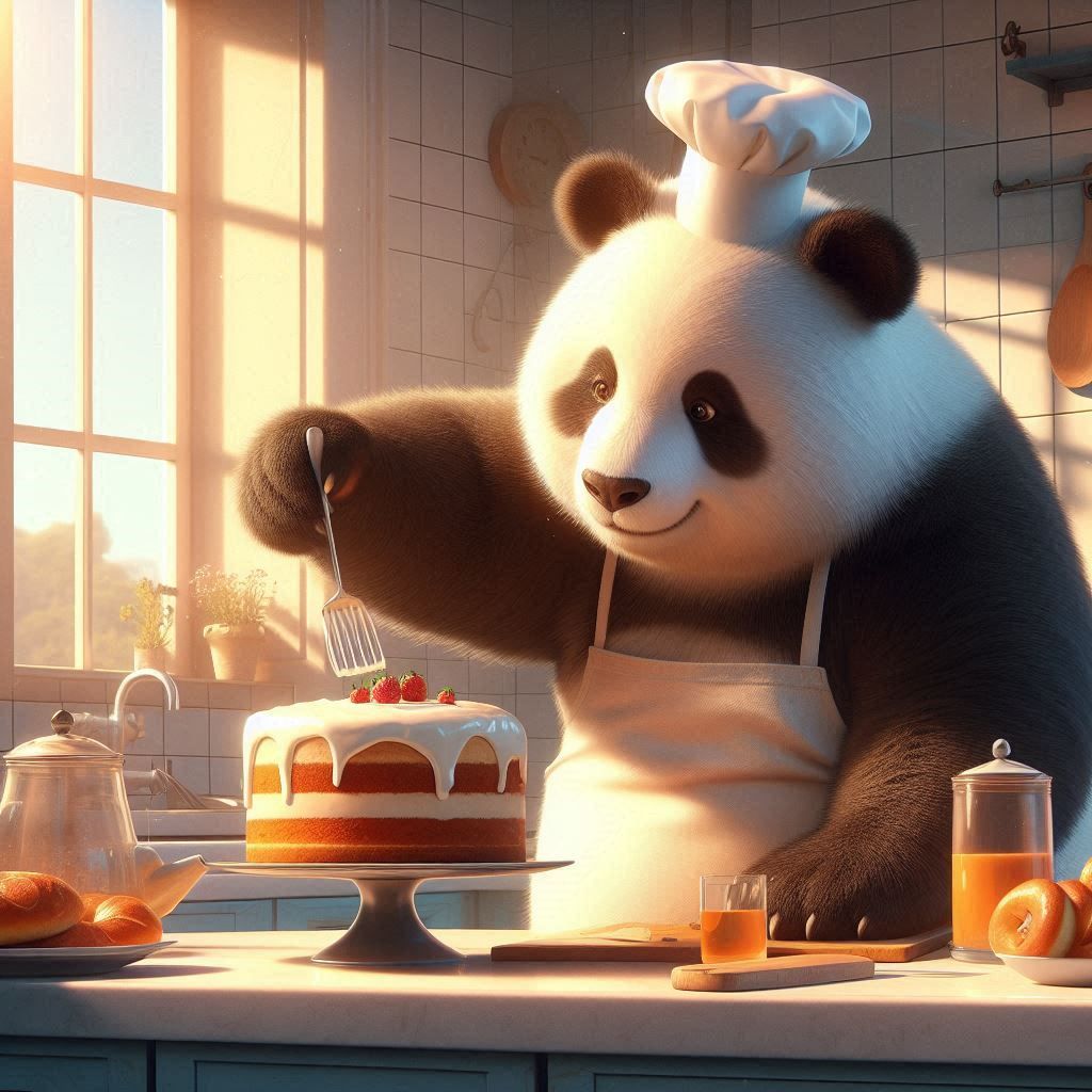 Pandas can cook