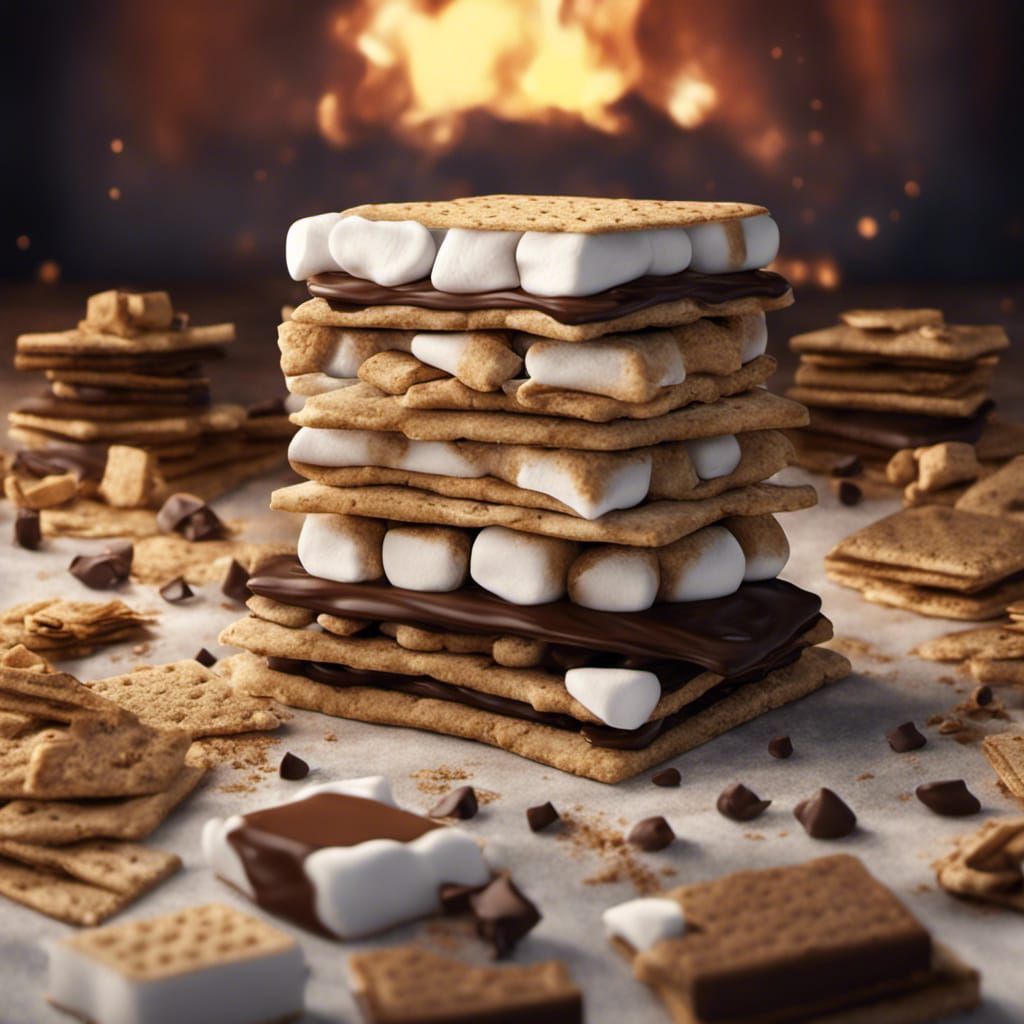 S'mores (toasted minimallow variant) - AI Generated Artwork - NightCafe ...