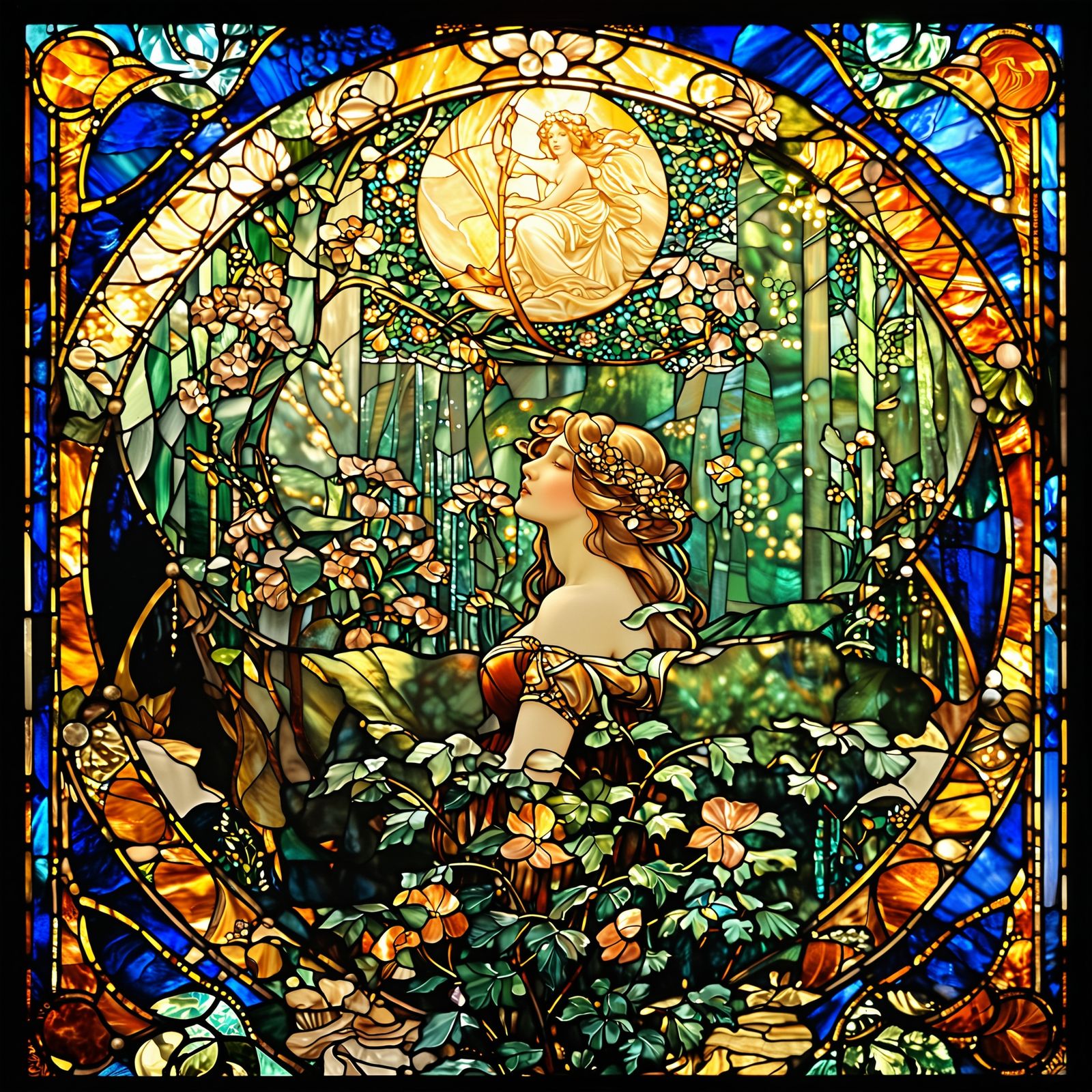 Stained Glass Tribute to Mom