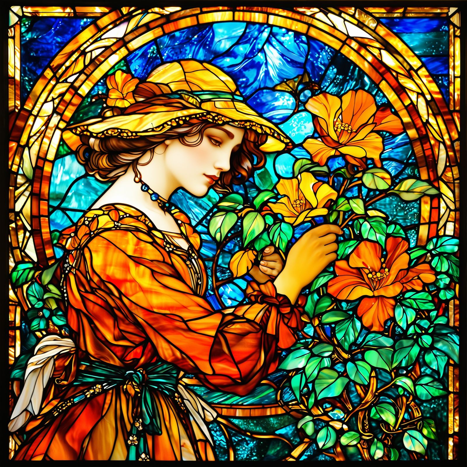 Stained Glass Tribute to Mom