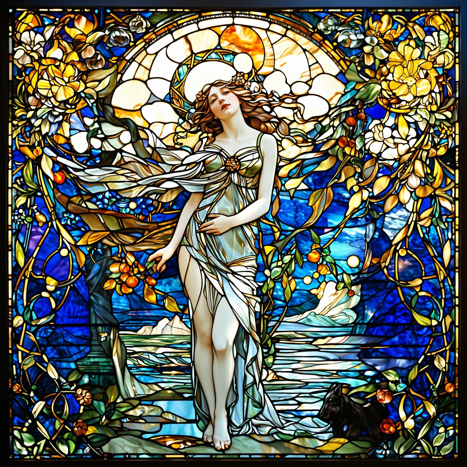 Stained Glass Tribute to Mom