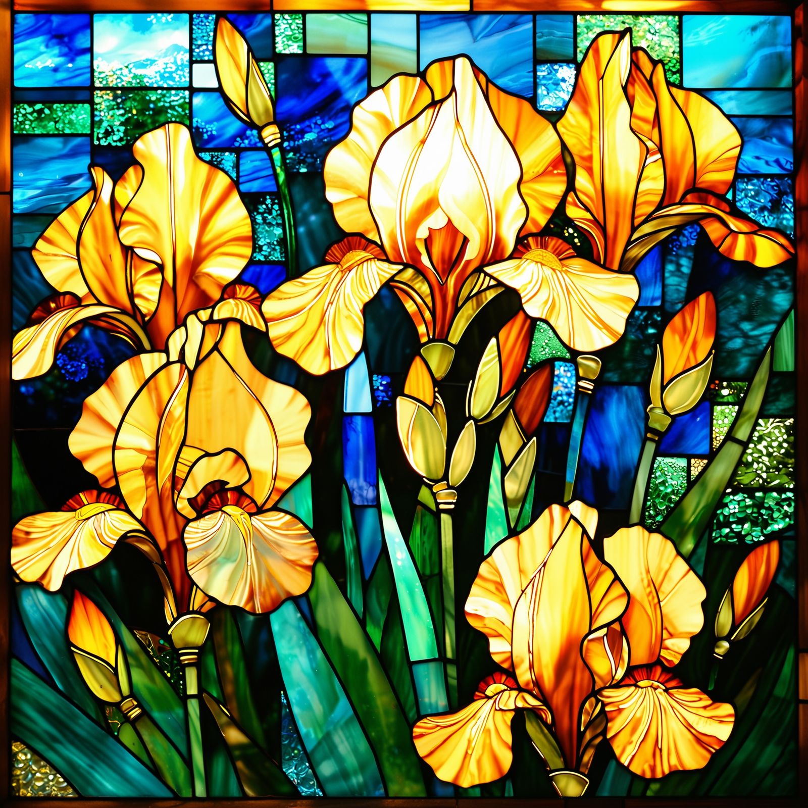 Stained Glass Tribute to Mom