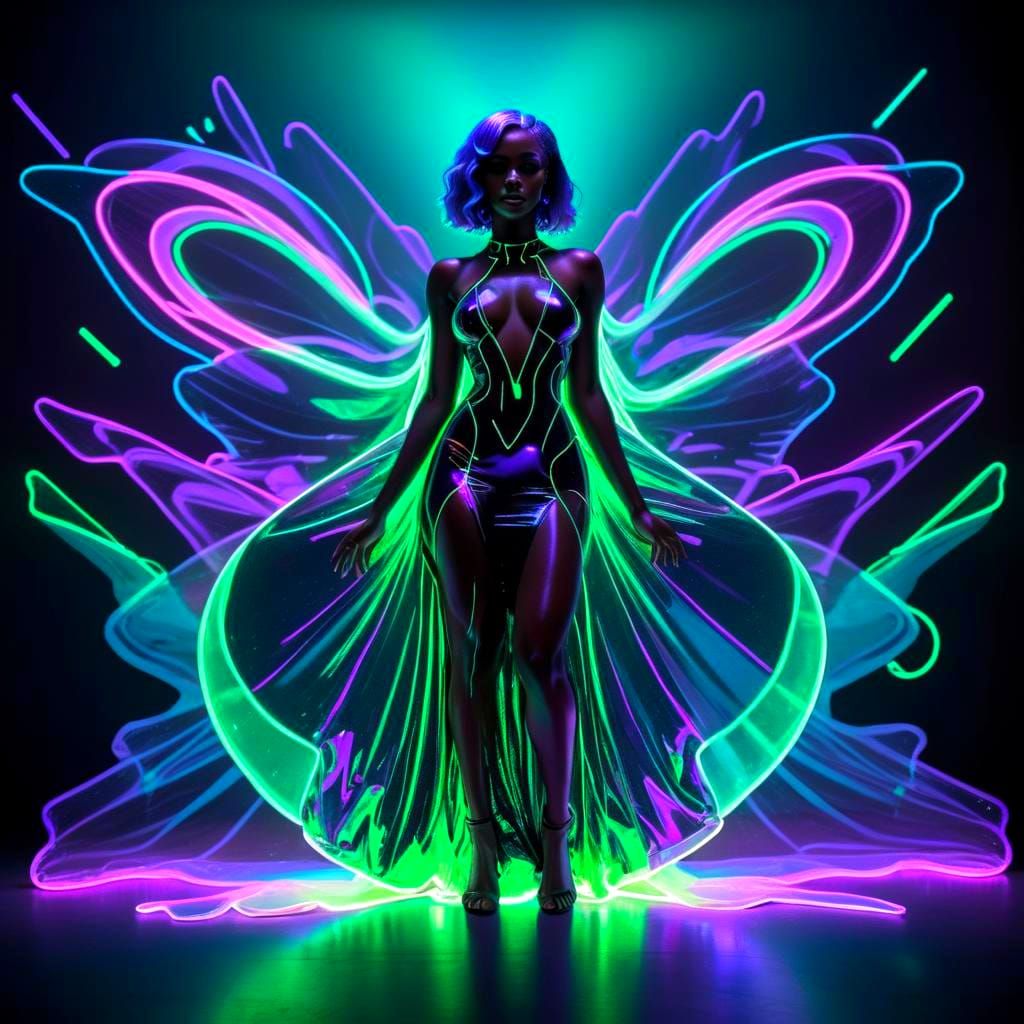Neon dress ll