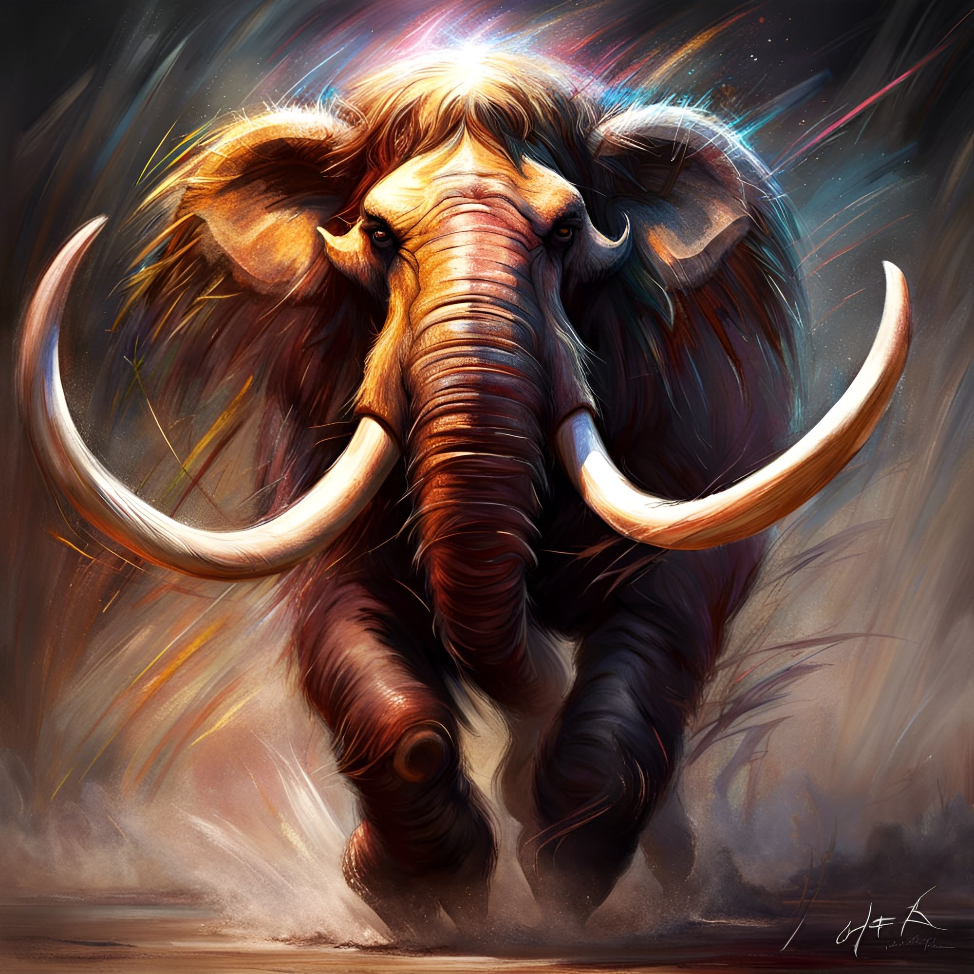 War Mammoth - AI Generated Artwork - NightCafe Creator