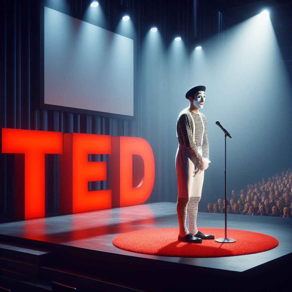 The moment you realize public speaking probably isn't your forte