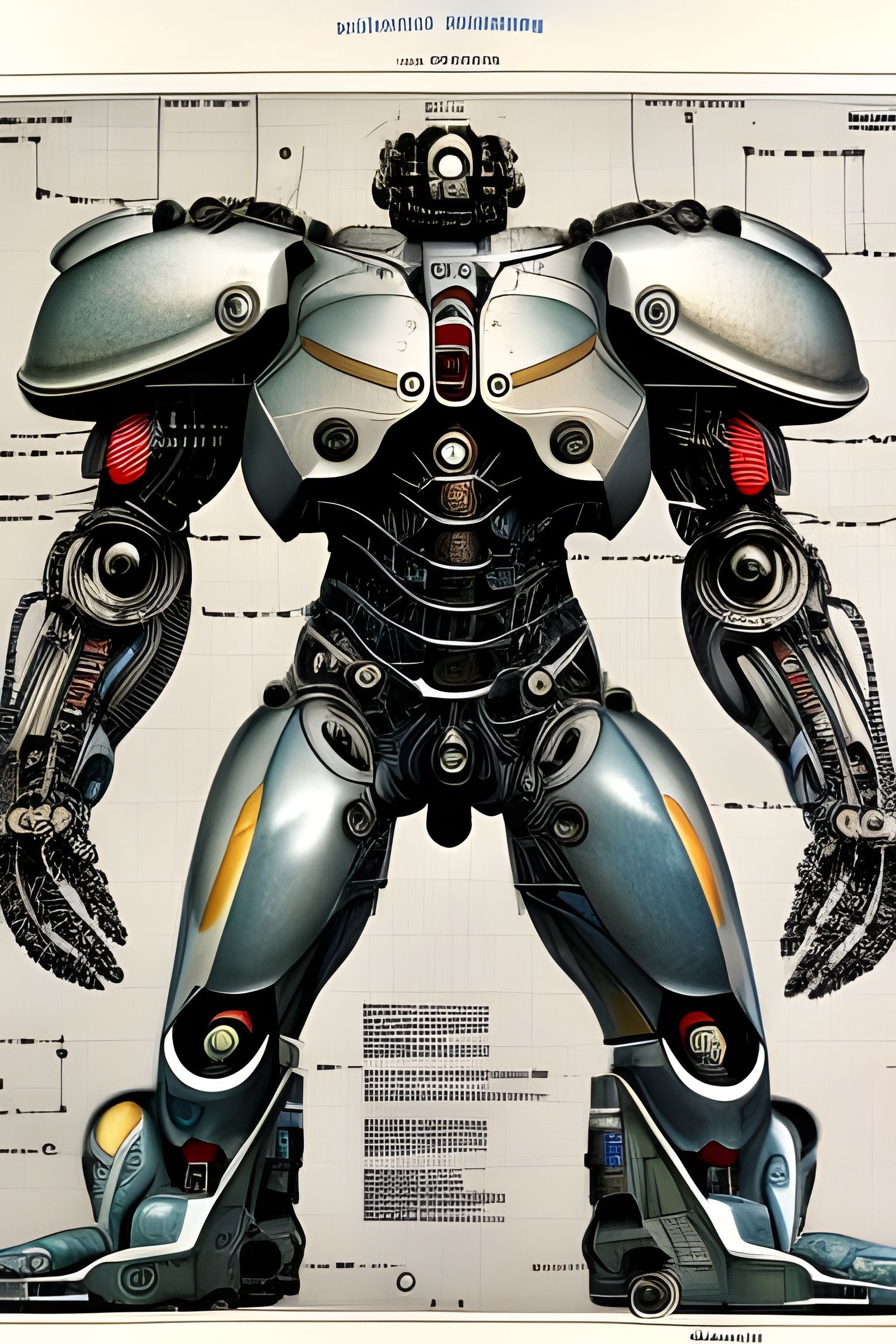 Mecha schematic diagram 
