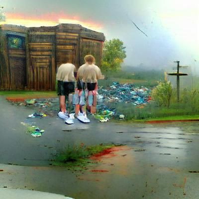 These two kids I know, these two brothers. They murdered the...