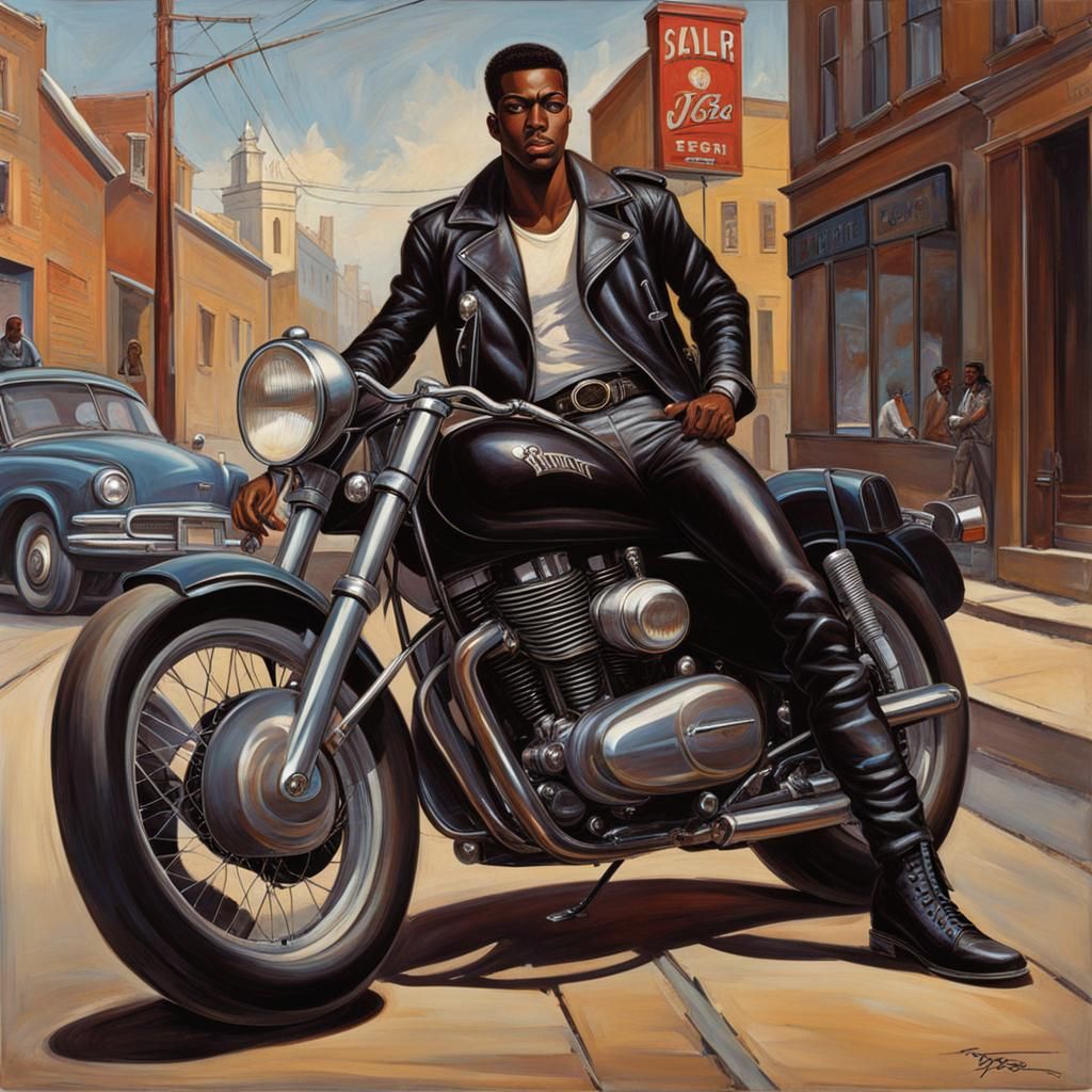 motorcycle hunk