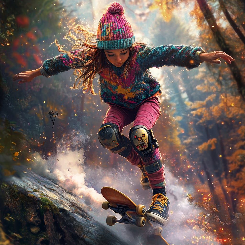 Skateboarding