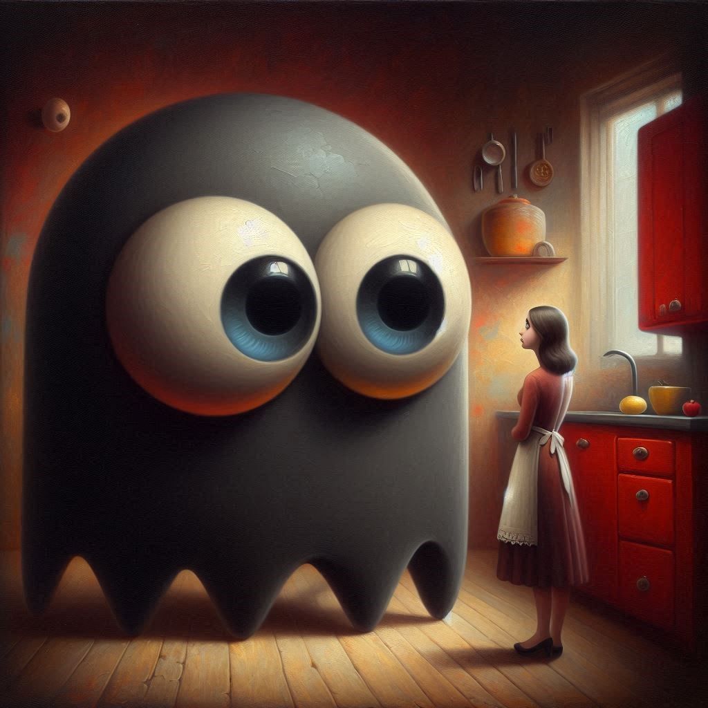 Pacman in the kitchen