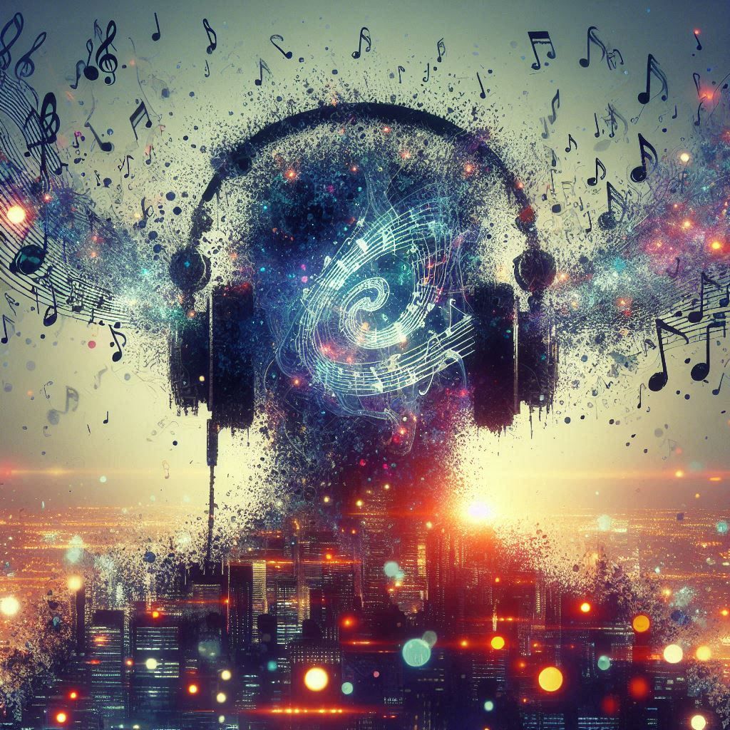 double exposure beautiful fantasy DALL-E 3 portrait landscap...