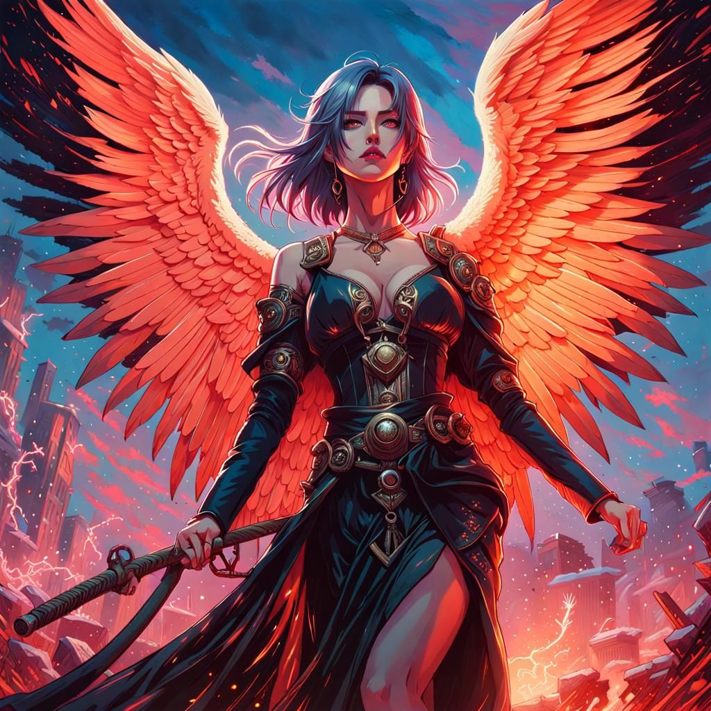 Angel of Destruction  by @SRATON
