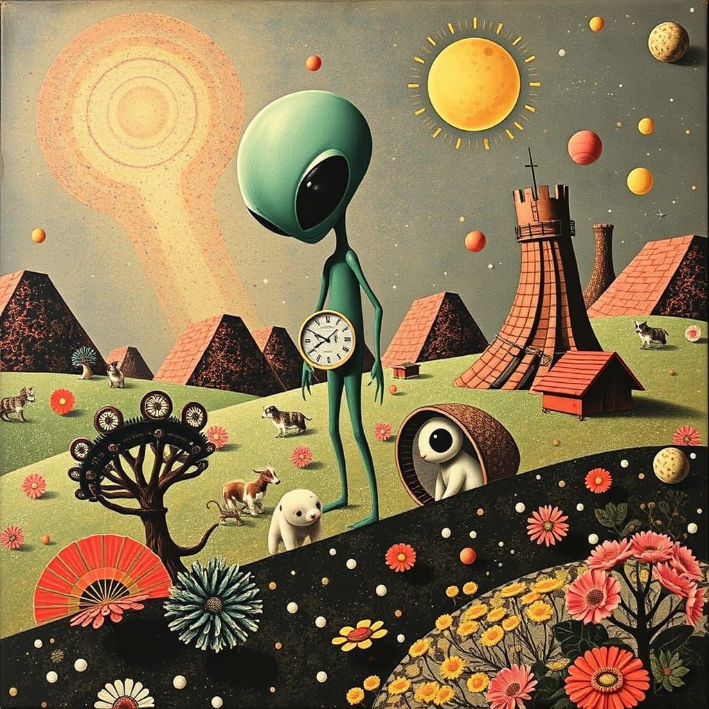 Tilted Astral Alien Farm  by @Mr Happy