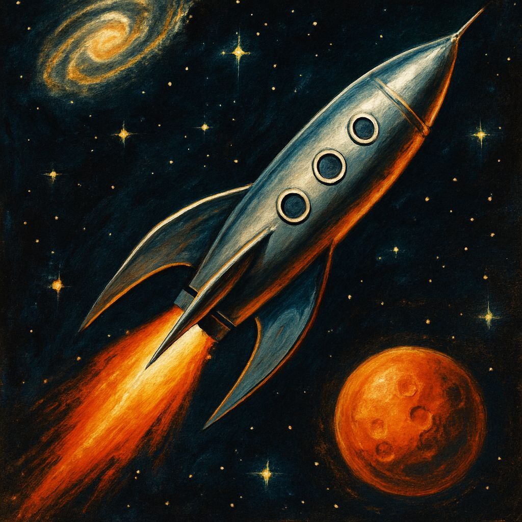 Retro-futuristic   by @AiArtist47