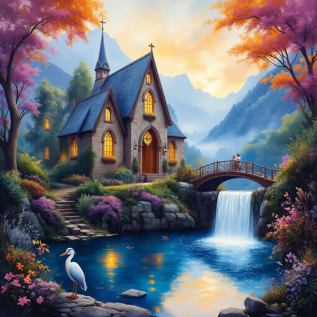 Small ornate medieval church #2