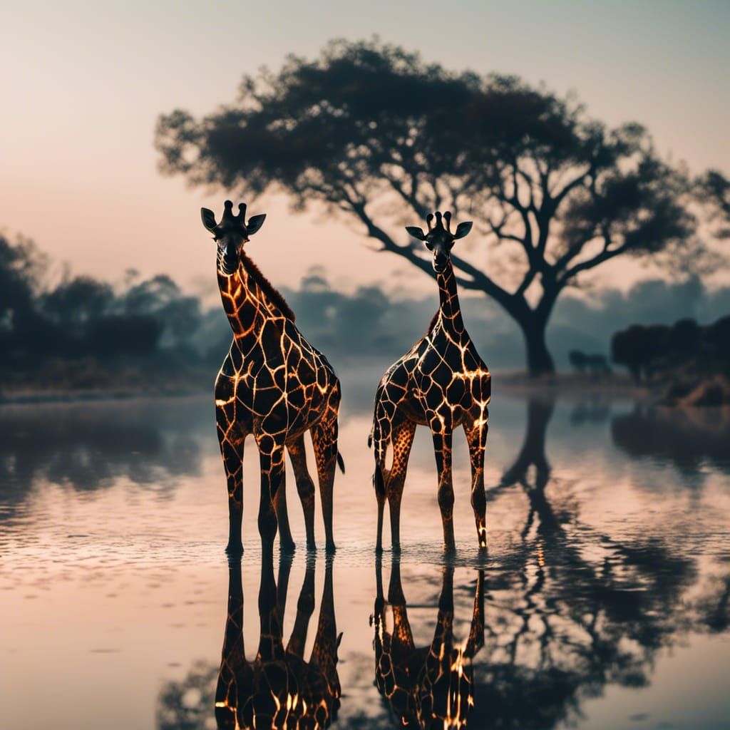 Giraffe Love 4