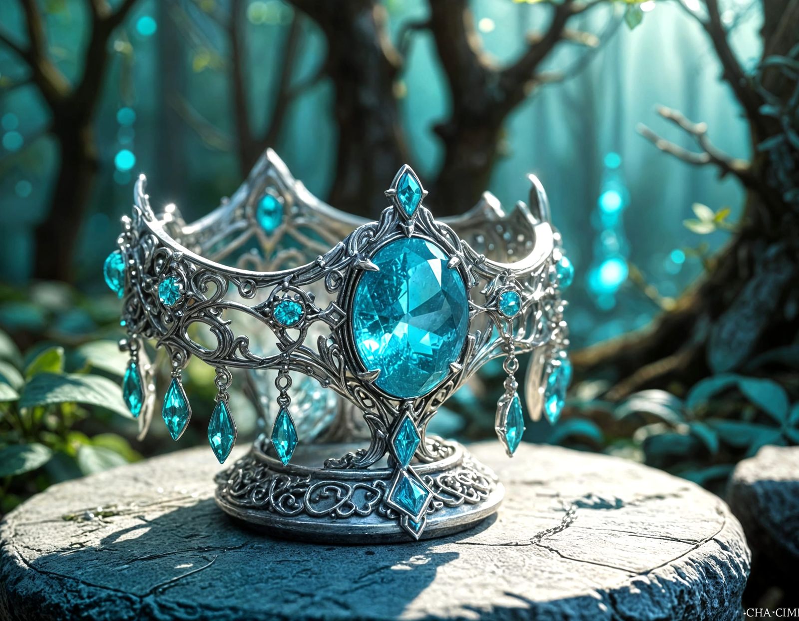 💎Turquoise Elven Crown💎  by @Byakko