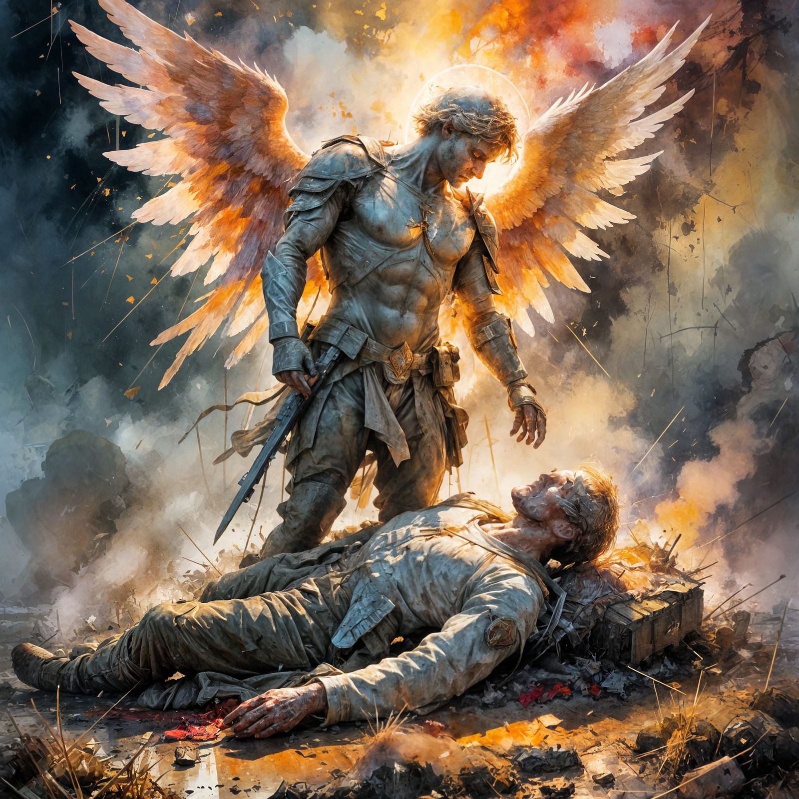 You fought well, now it's time  by @Ahriman