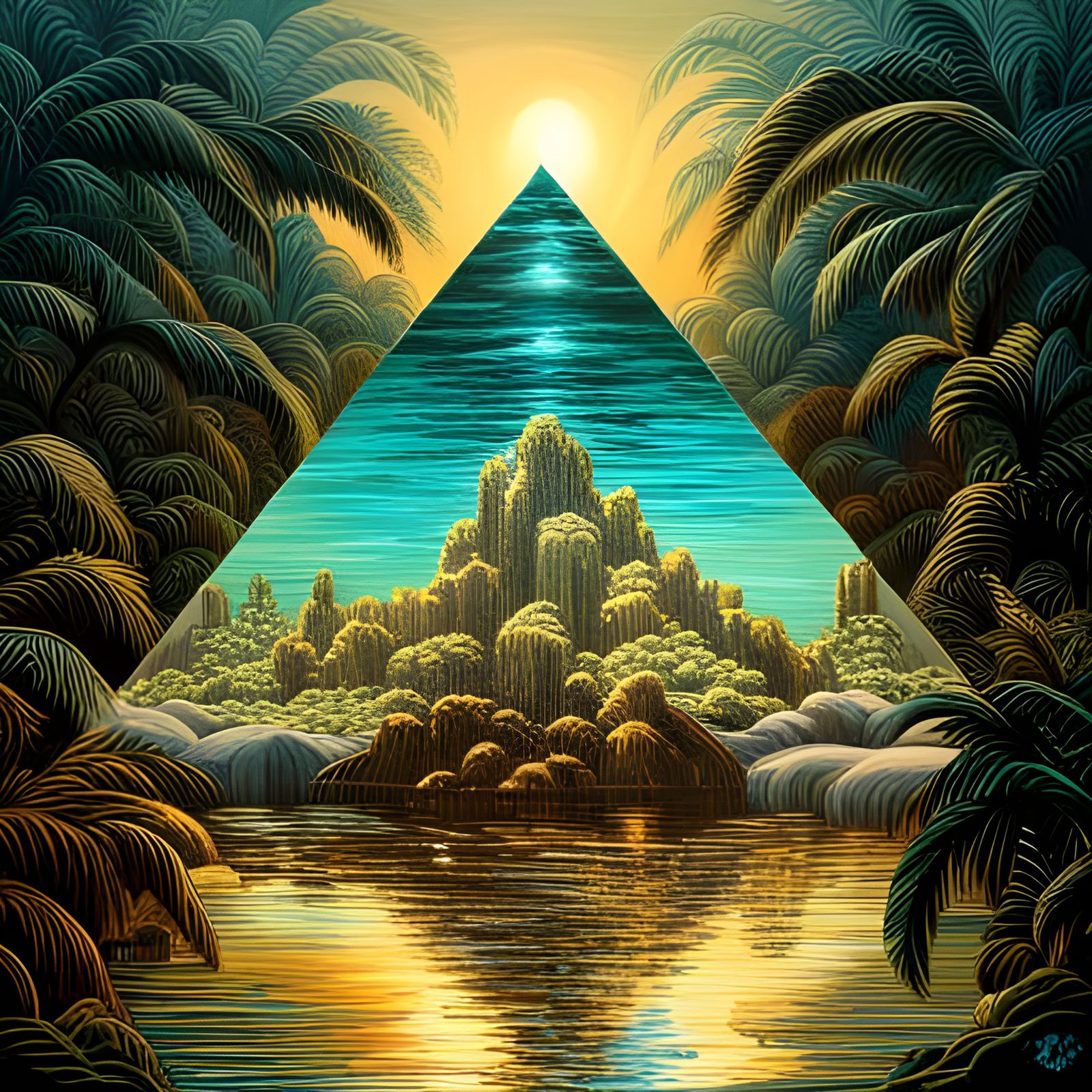 Lost Underwater Pyramid “Djedefre”: Abu Rawash, Egypt  by @Masterplayer