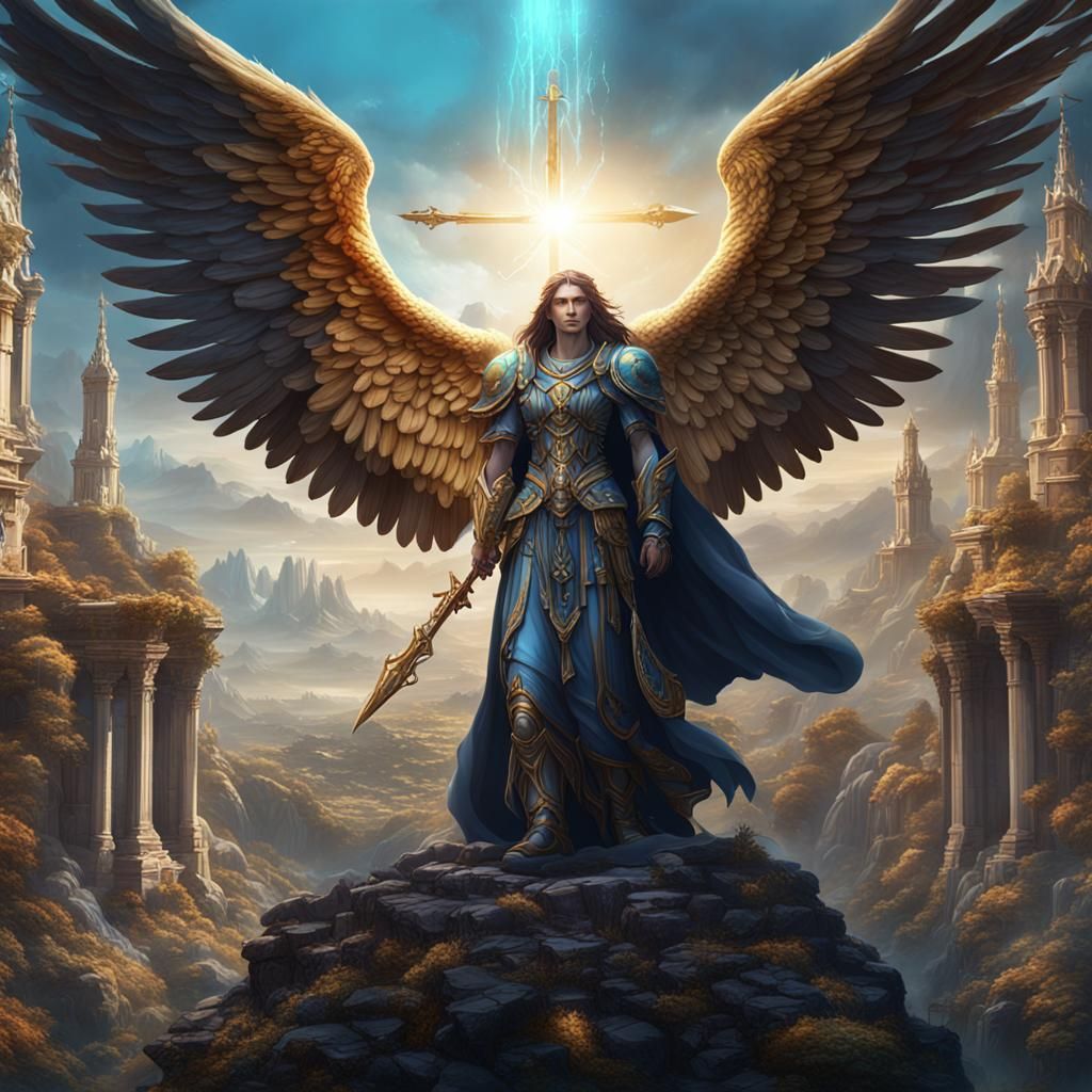 Fallen archangel with shaken faith - AI Generated Artwork - NightCafe ...