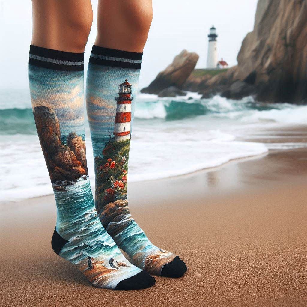Lighthouse socks