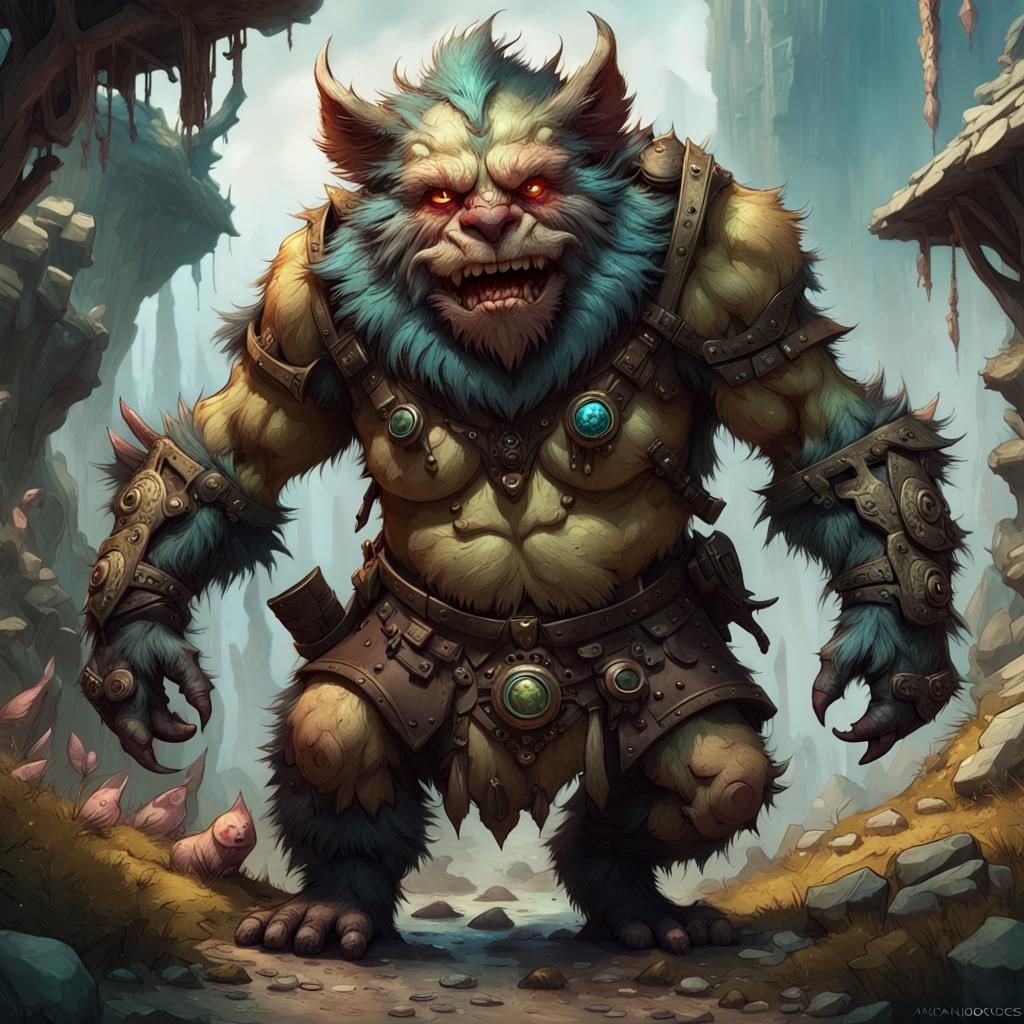 A wild Bugbear appears - AI Generated Artwork - NightCafe Creator