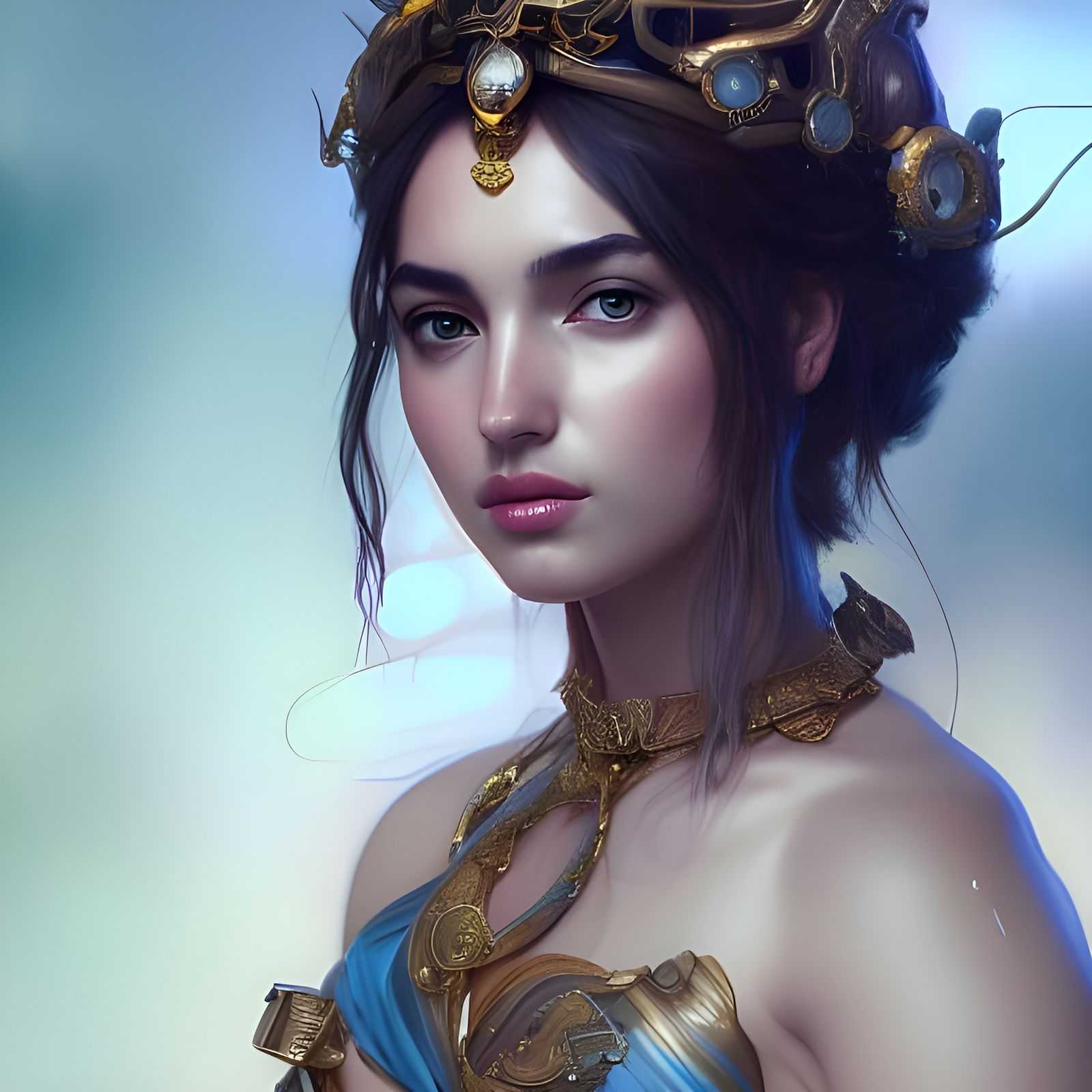 Ana De Armas as a goddess - AI Generated Artwork - NightCafe Creator