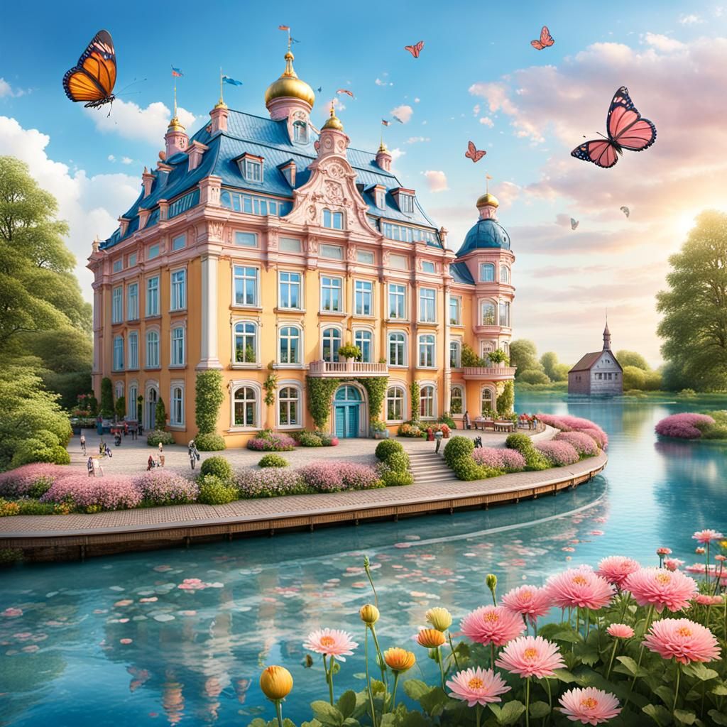 Ein großer Märchen-Palast