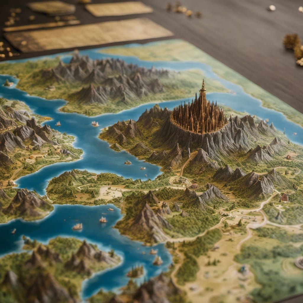 Fantasy map  by @Plats