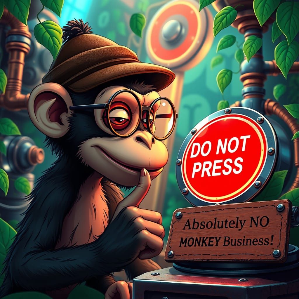 Don‘t press the Button  by @Annett