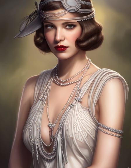 flapper girl  by @Peppy Pixi
