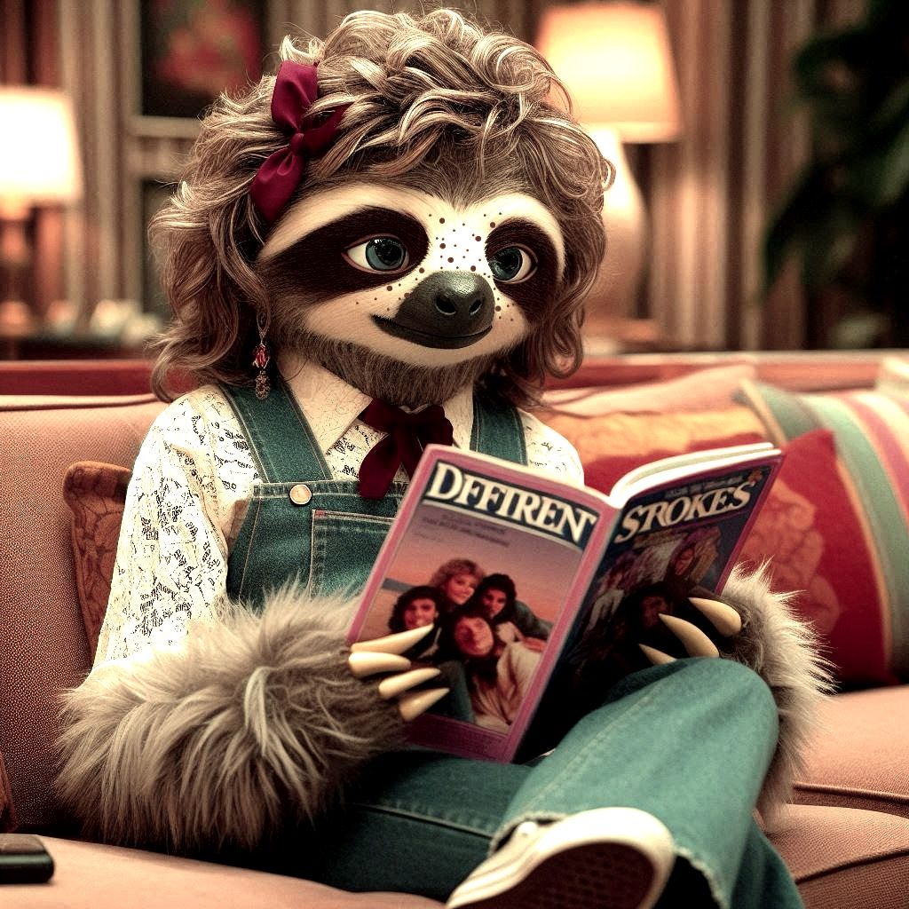 Slothna Plato as Slothberly Drummond, in “Diff’rent Strokes”