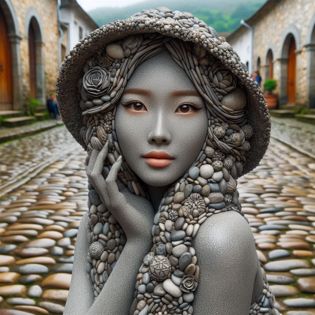 Cobblestone portrait