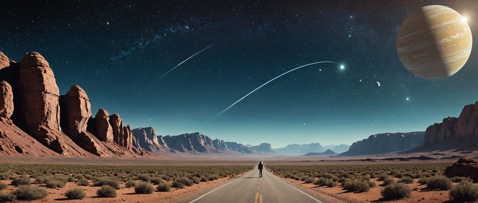 "Space is big. You just won't believe how vastly, ..." [Douglas Adams, The Hitchhiker's Guide to the ...  by @Sittin_On_A_Fence