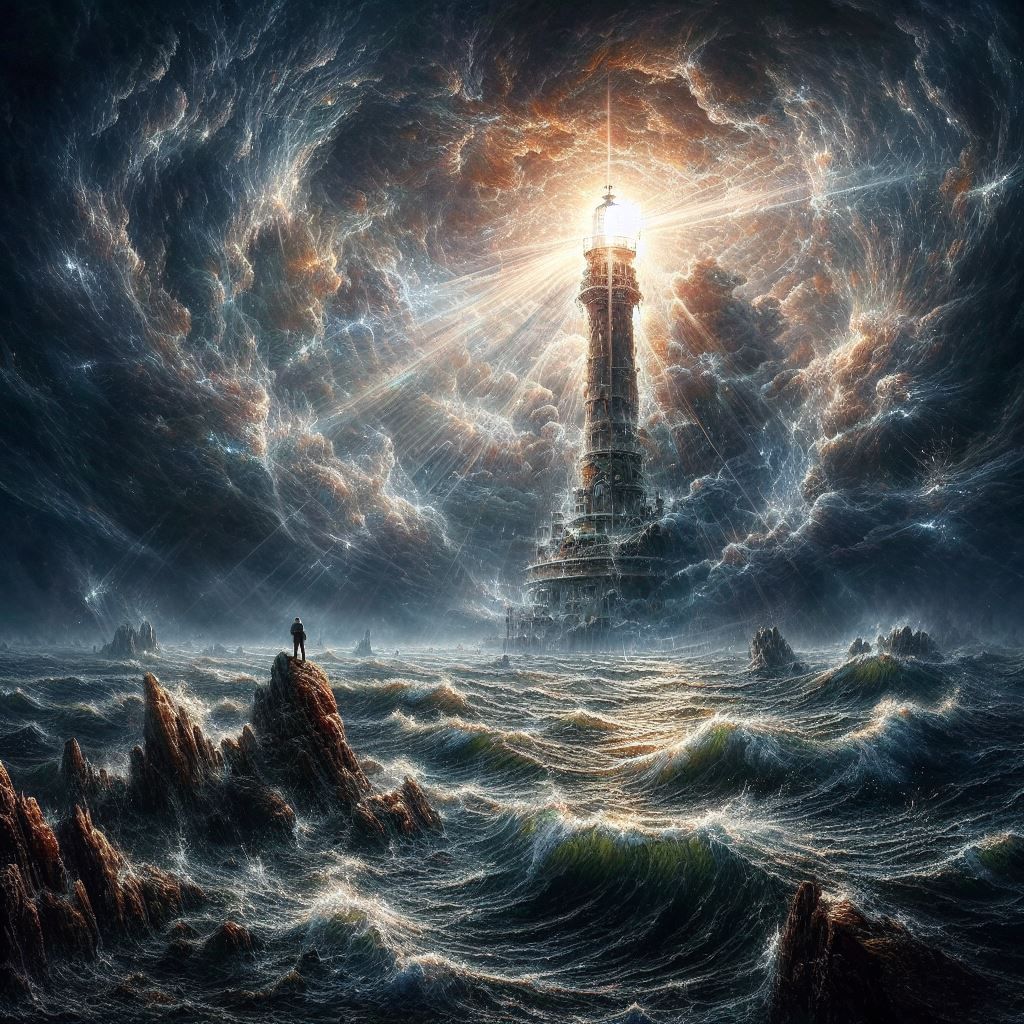 This lighthouse rocks!  (Pun intended 😁)