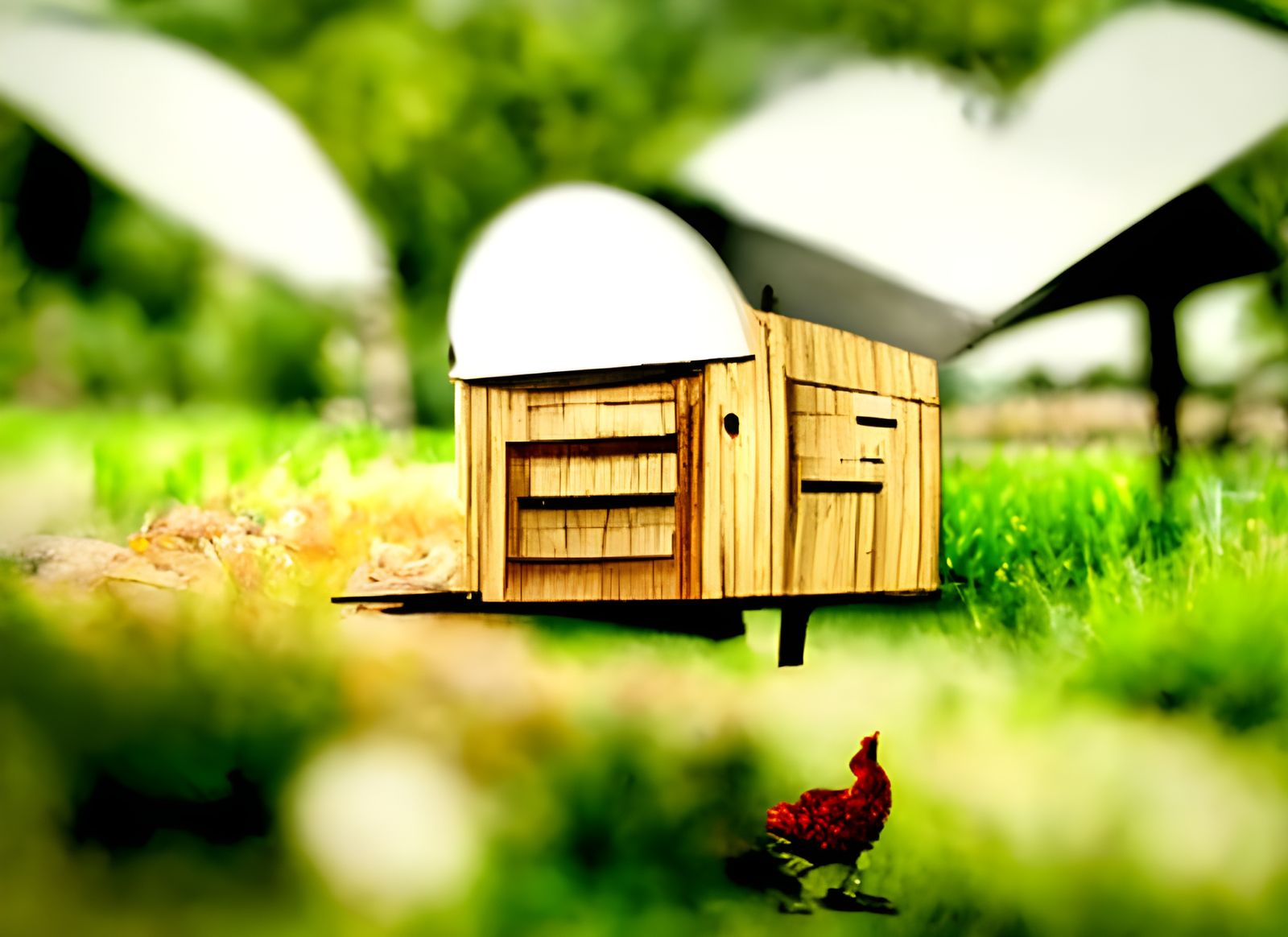 The Perfect Chicken Coop - AI Generated Artwork - NightCafe Creator