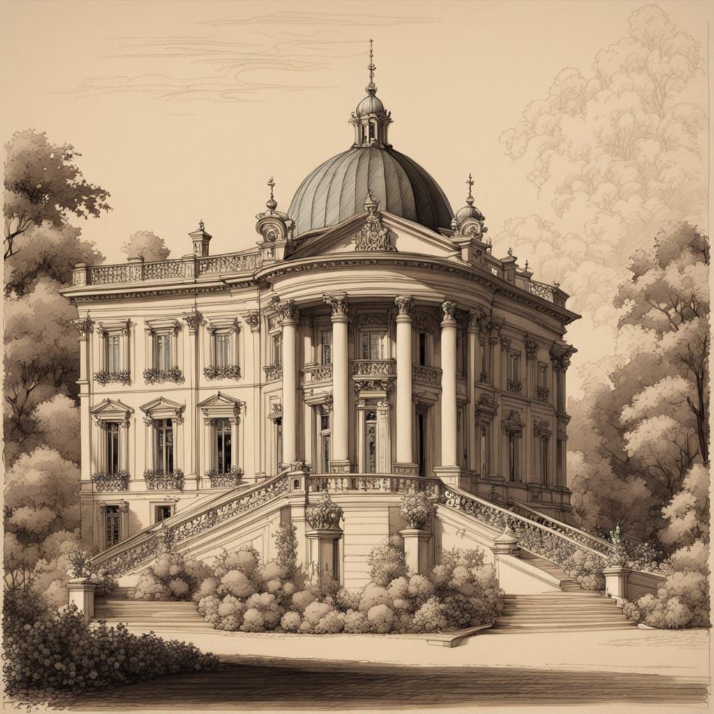 Neoclassical villa