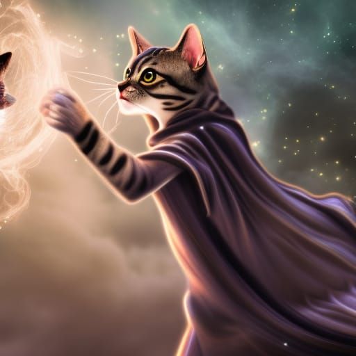 Mage cat - AI Generated Artwork - NightCafe Creator