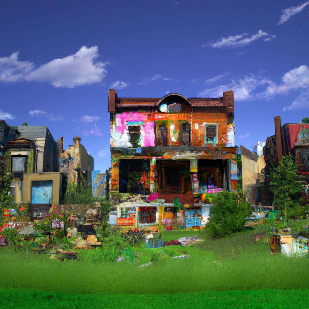 Heidelberg Project detailed matte painting